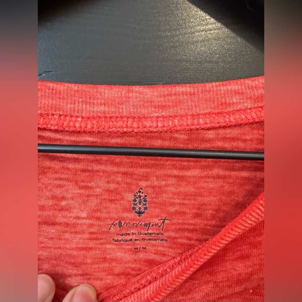FP Movement by Free People Red Long Sleeve Tee - Picture 4 of 6
